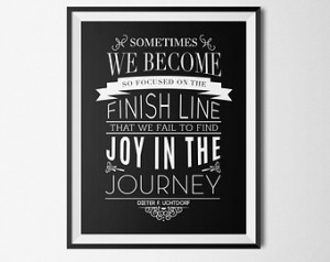LDS Quote Print Black and White Art Print Typography Motivational ...