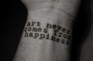 Cool Wrist Tattoo Quotes from Chuck Palahniuk