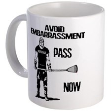 Lacrosse Defense Pass Mug for