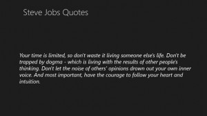 100 Awesome Quotes from Steve Jobs screen shot 1