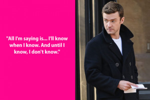 Dumb Justin Timberlake Quote