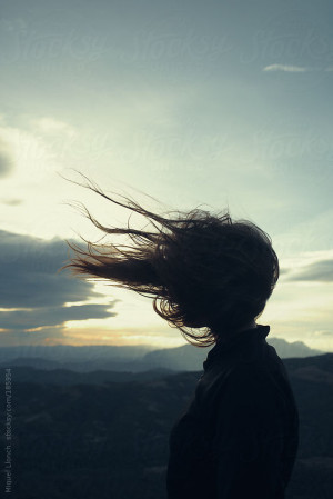 ... Go Back > Gallery For > Girl With Hair Blowing In The Wind Silhouette