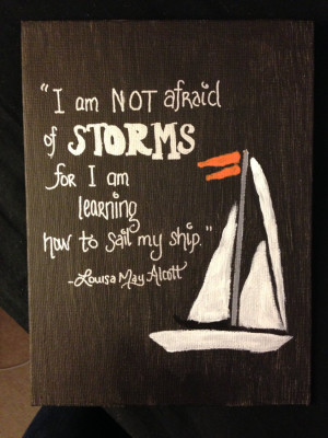 Sailboat Canvas Inspirational Painting with Quote