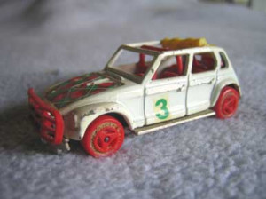 ... odd version of a Citroen 2CV, French brand anyway, Majorette that is