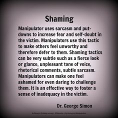 Haters also try to manipulate and shame you, and point out what they ...