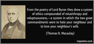 Byron Poetry Quotes