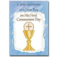 to a fine boy first communion card boy first communion invitation card ...