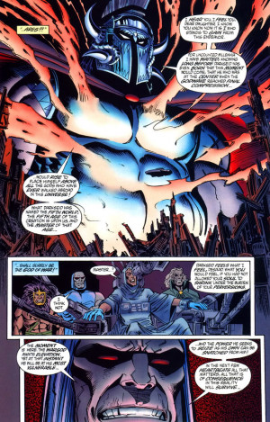 Supervillain fight : Darkseid vs Thanos