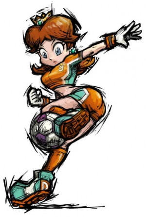 Princess Daisy Soccer Picture