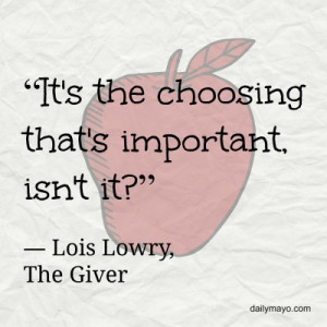 Quotes From The Giver ~ we heart young adult: The Giver by Lois ...