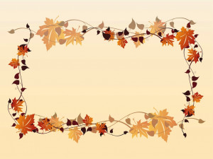 Fall Border Frame Free Clip Art