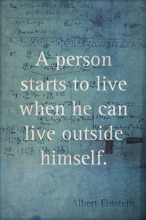 ... Quote Person Starts To Live Science Math Formula On Canvas Mixed Media