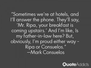 ... but obviously i m proud either way ripa or consuelos mark consuelos