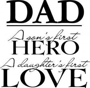 Dad Son & Daughter Wall Vinyl Sticker Decal Decor quote ON Wall Decal ...
