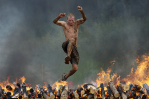 More than five thousand participants compete in the Spartan Race, a ...
