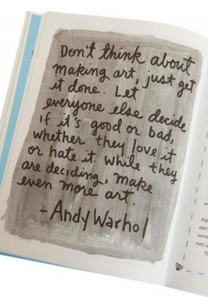 Andy Warhol art quote #art #quotes. this is sooooo how I operate! You ...