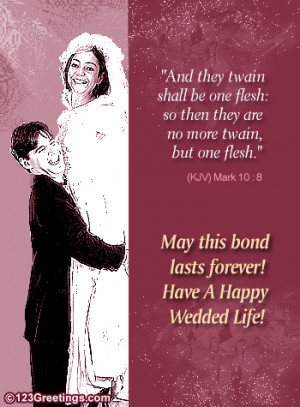 Wish the newly weds through this message.