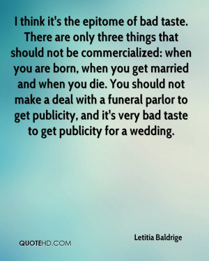 Letitia Baldrige Marriage Quotes