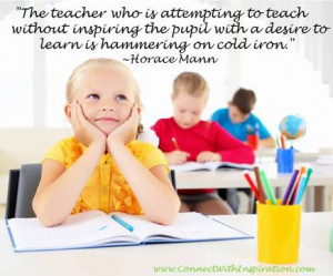 Teacher Quotes, teaching without inspiration