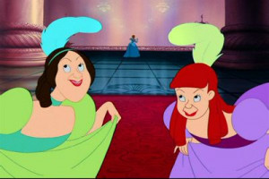 Anastasia, and Drizella, Cinderella's step sisters