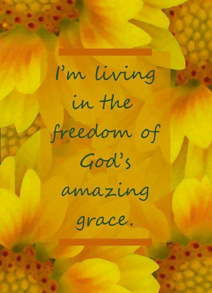 Freedom in Christ is God's gift of grace, received through faith.