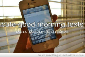 Cute Message For Good Morning