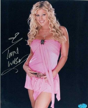 Torrie Wilson Autographed 8x10 Photo Wrestling WWE Diva Playboy