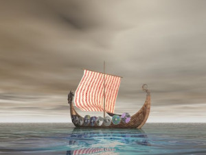 Ship that Beowulf and his men traveled on to help the Danes defeat ...
