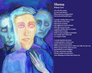 Shema / Primo Levi. Artwork: Liz Elsby