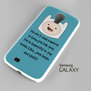 Home > Products > Adventure Time Finn The Human Quote Samsung Galaxy ...