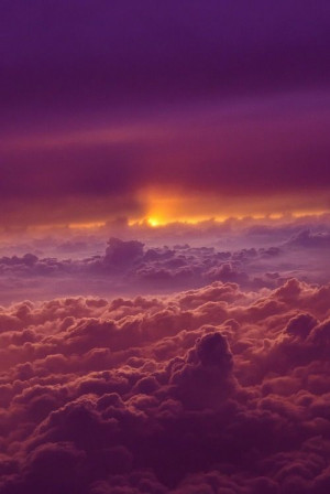 Sunset above the clouds - I love clouds even more than I love ...