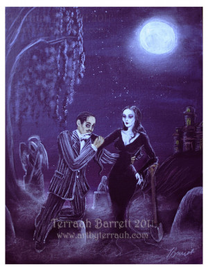 Gomez and Morticia by Terrauh