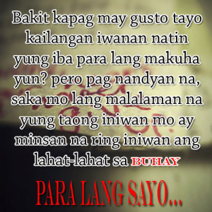 sad story love quotes tagalog