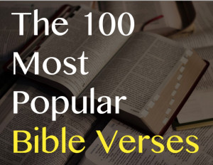 Overcoming Quotes Bible The 100 most-read bible verses