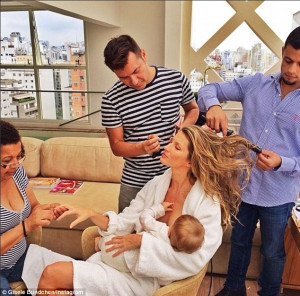 Causing controversy: Meanwhile, supermodel Gisele Bundchen was slammed ...