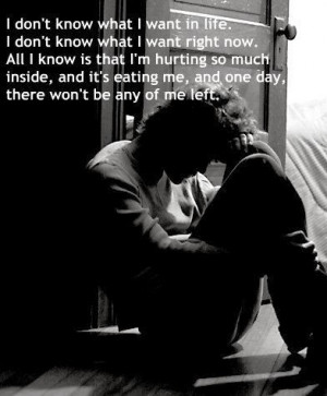 depressing quotes below are some depression hurts depressing quotes ...