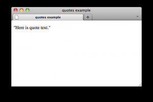 CSS/Properties/quotes