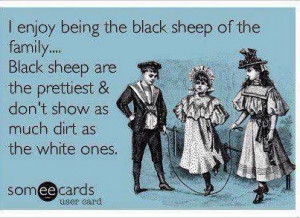 black sheep = )