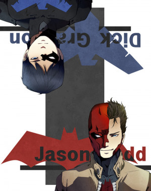 dick grayson jason todd Nightwing redhood