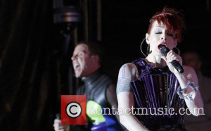 Scissor Sisters and Jake Shears - Ana Matronic and Jake Shears, Esher ...