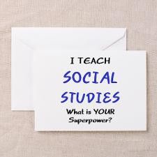 Social Studies Greeting Cards