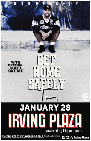 ... : Win tickets to catch Dom Kennedy at Irving Plaza in New York City