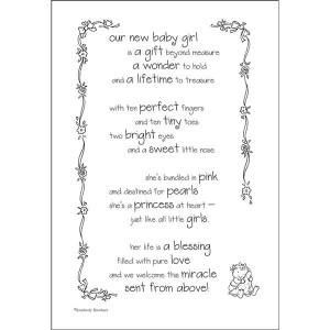 Baby Girl Birth Announcements – It’s A Girl