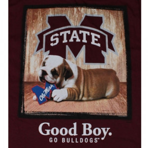 Mississippi State Bulldogs T-Shirts - Man's Best Friend - Good Boy