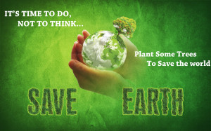 Save Earth Poster using Photoshop