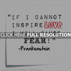 frankenstein quotes 4