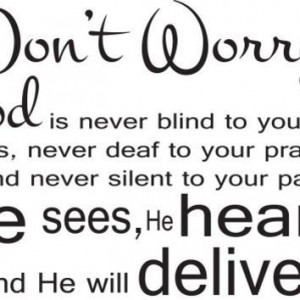 ... deliver. religious wall decals-inspirational- Wall Sayings- Quotes