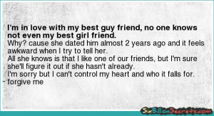In Love With My Best Guy Friend Quotes Love best guy friend quotes