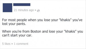 funny facebook quotes, say car keys like an australian person