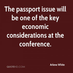 The passport issue will be one of the key economic considerations at ...